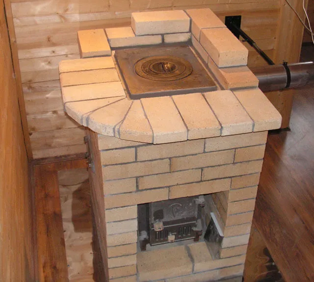 Мини печь из кирпича своими руками: печка для дачи на дровах, отопительный  камин