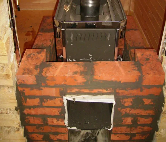 Дровяная печь с водяным контуром: отопительная кирпичная печь для дома .